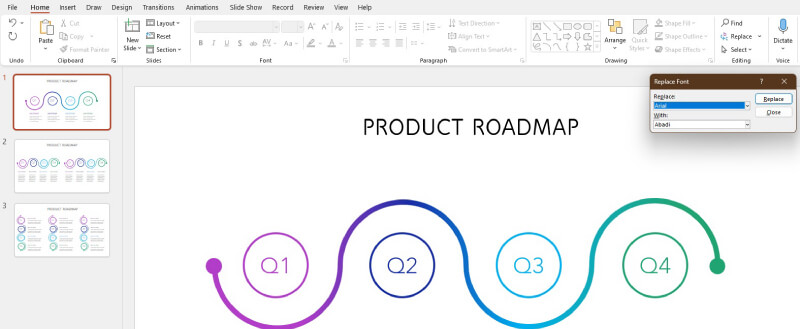 Designer Button in MS PowerPoint