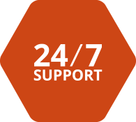 24/7 Support