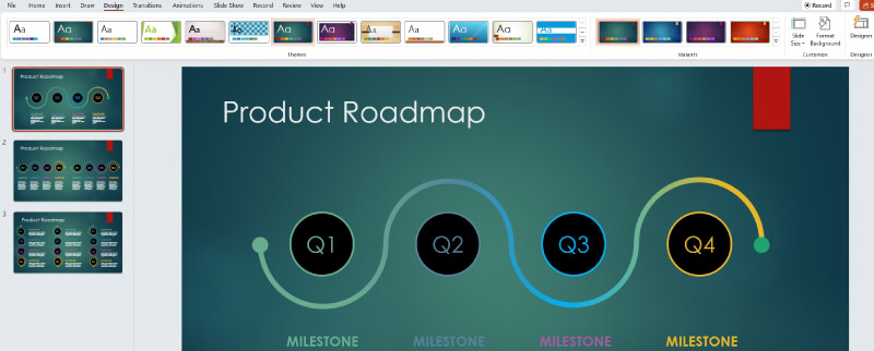 Simple slides for MS PowerPoint